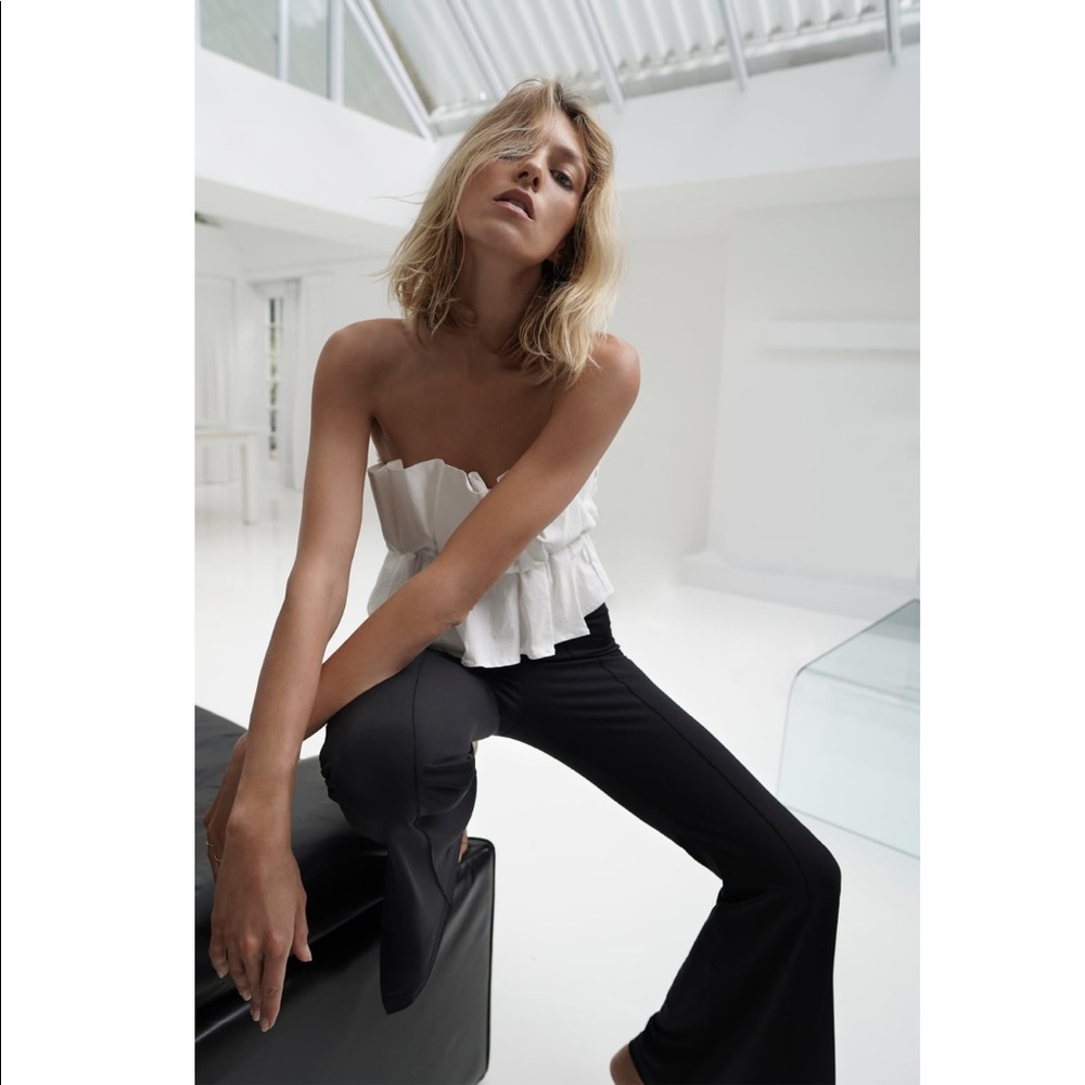 Zara Pants With Side Vents